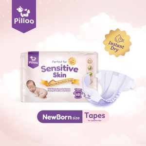 Pilloo Signature Newborn Tape Diapers