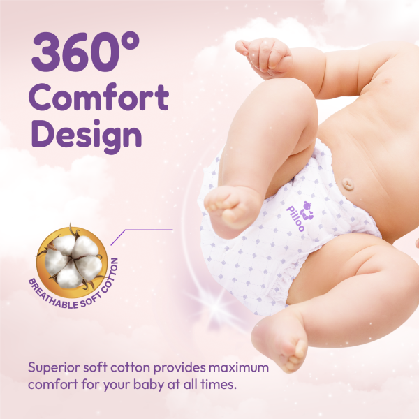 Pilloo Signature Newborn Tape Diapers Bundle Deal - Image 2